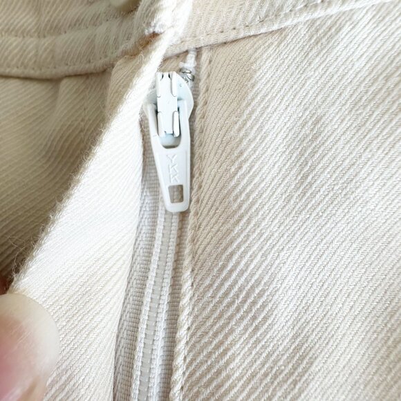 CHANEL Vintage Linen Wool Silk Pleated Trouser Pants - Picture 9 of 16